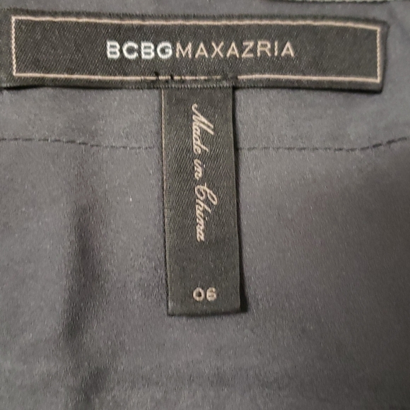 BCBG MAXAZRIA Grey Dress Like New Size 6 - Picture 8 of 9